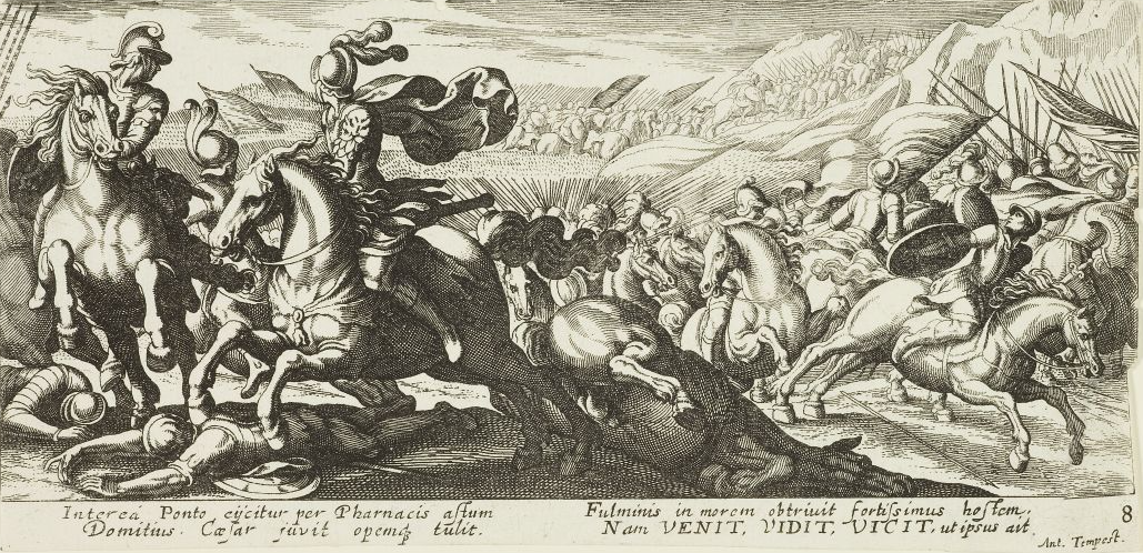 Defeats Pharnaces near Zela
