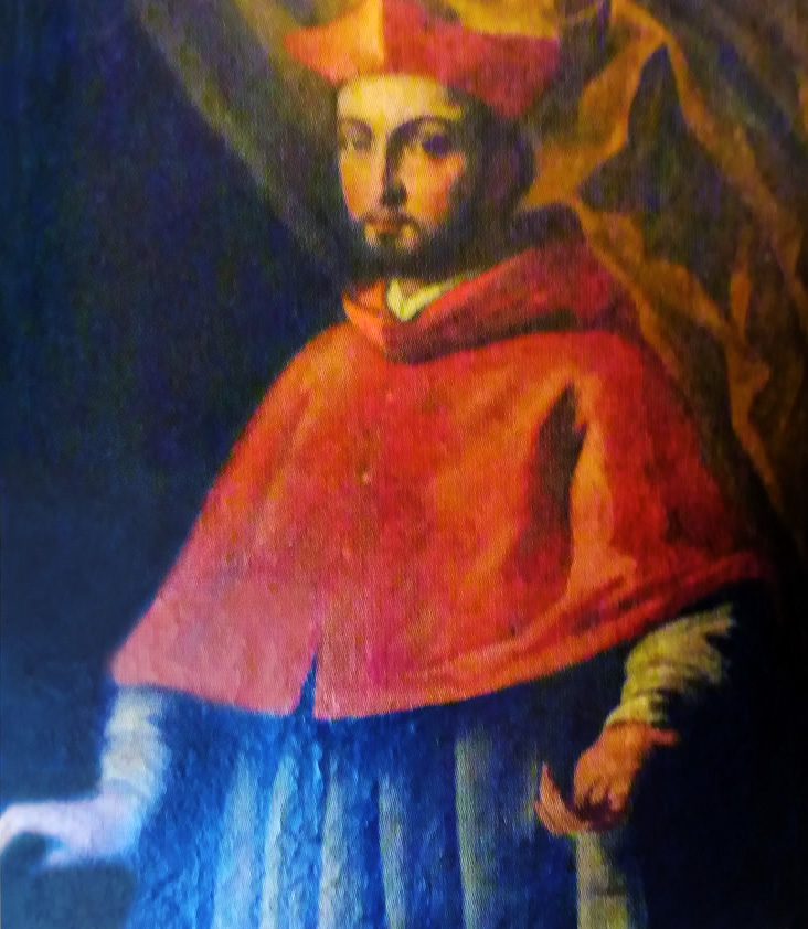 Receives Cardinal d'Aragon