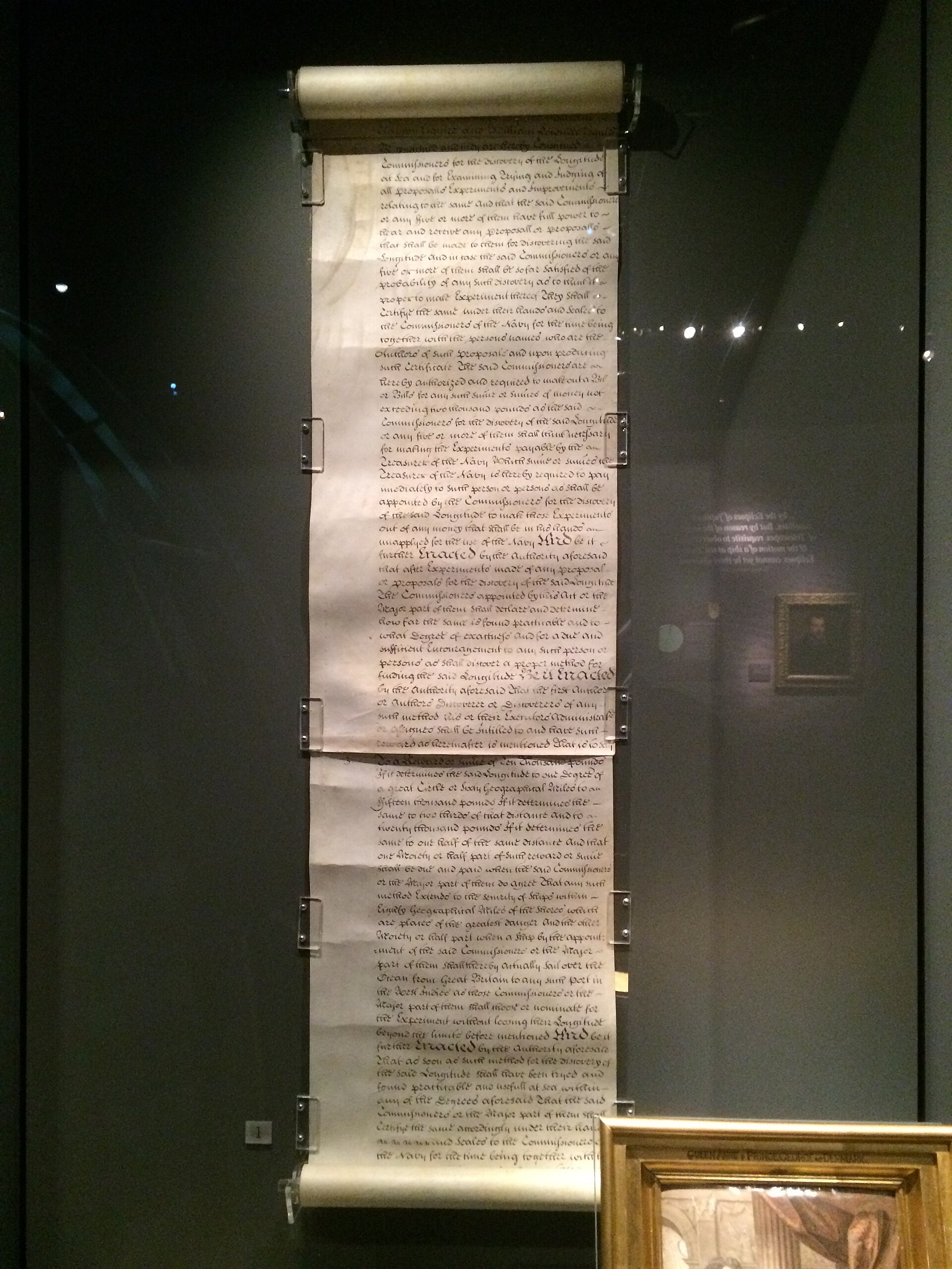Testifies on the longitude problem