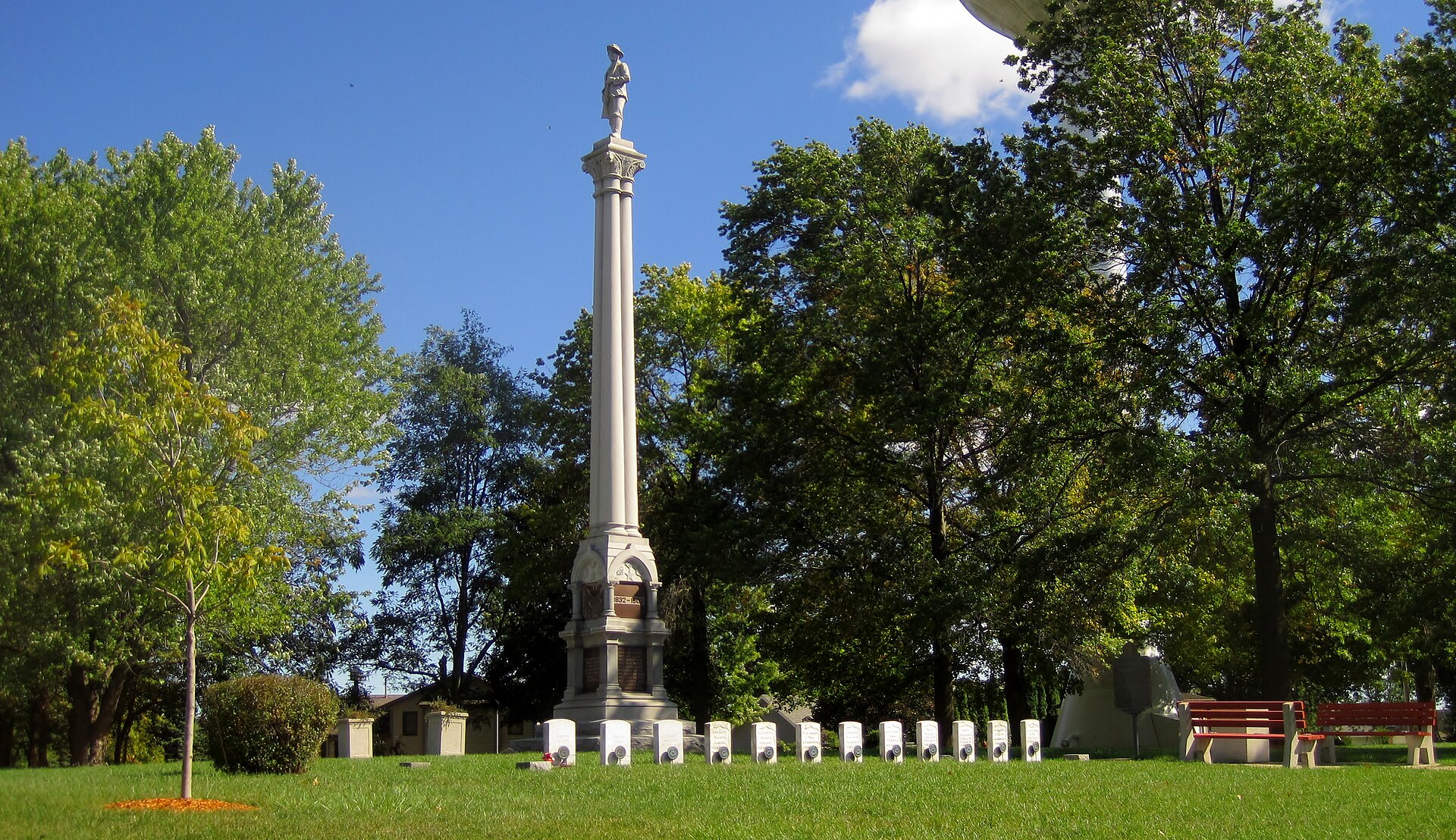 Entered the Stillman's Run battlefield