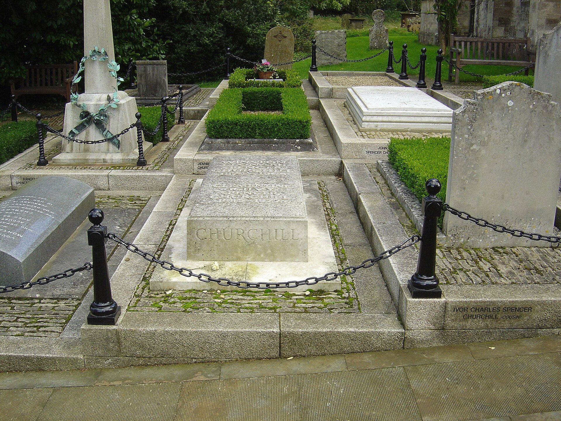 Buried at Bladon