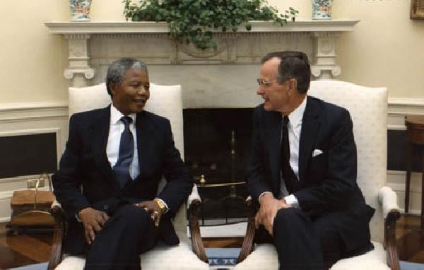 Meets President Bush