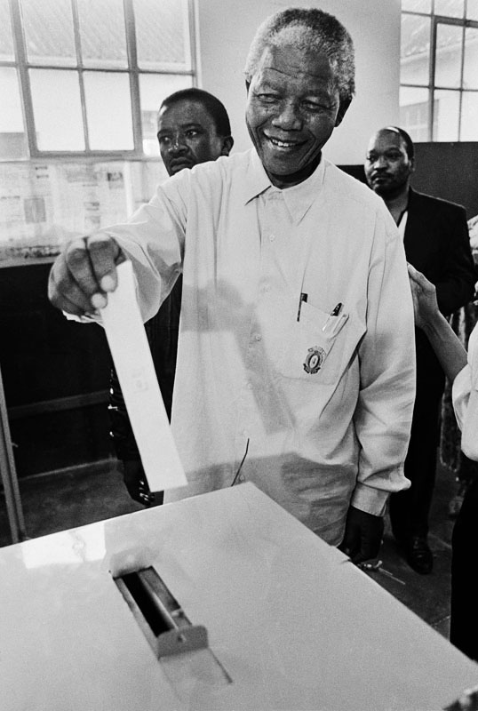 Casts first vote at Ohlange