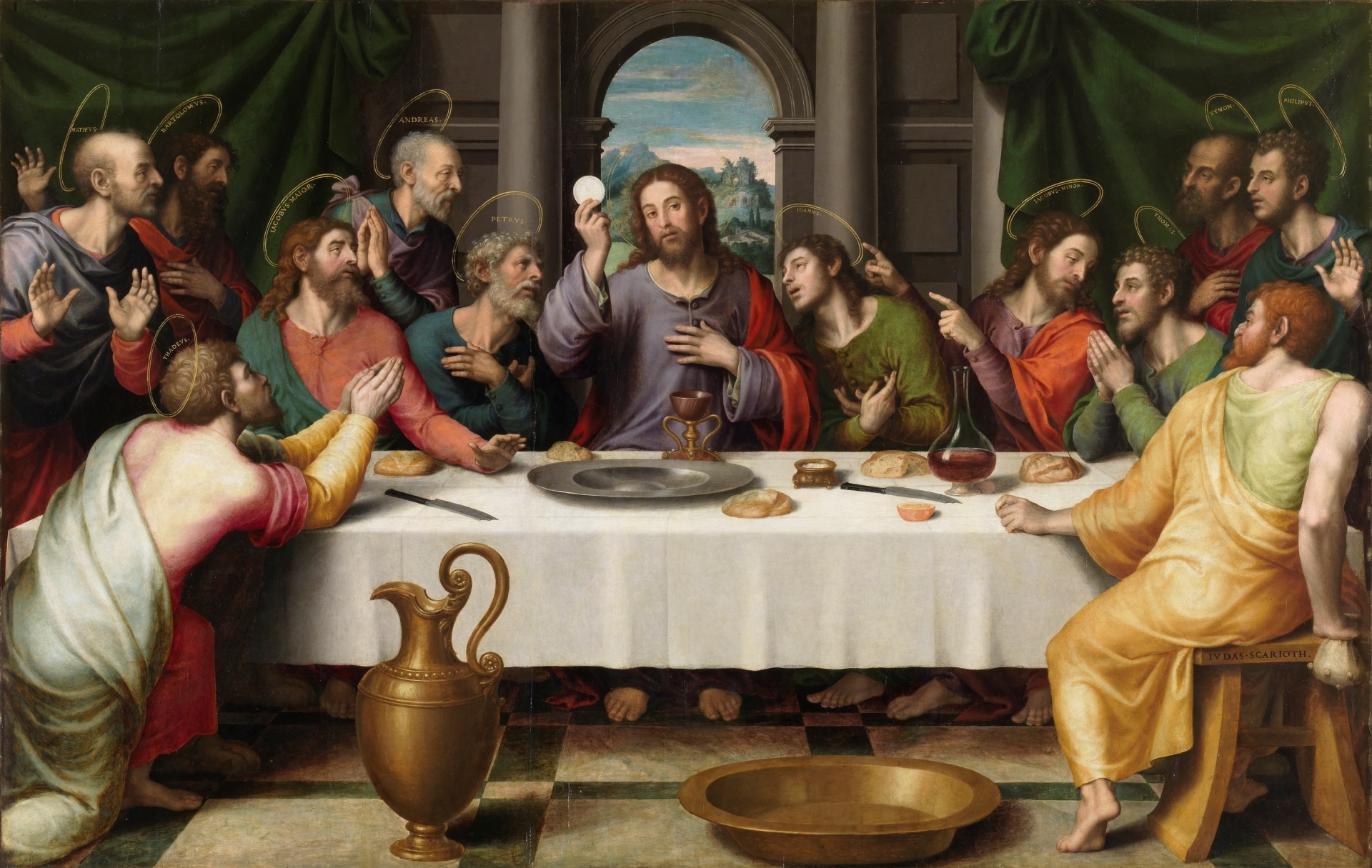 Ate the Last Supper in Jerusalem