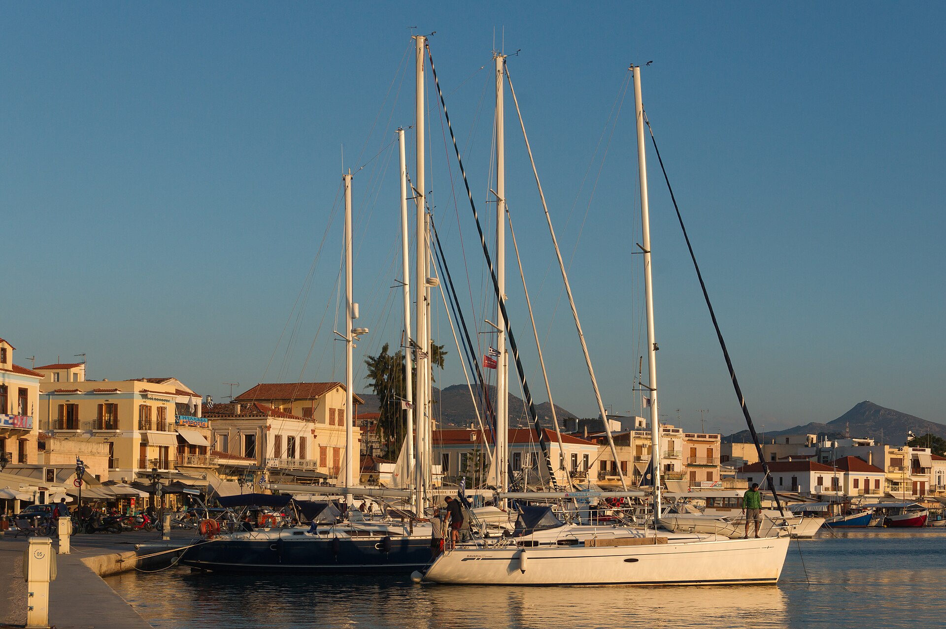 Taken to Aegina and offered for sale