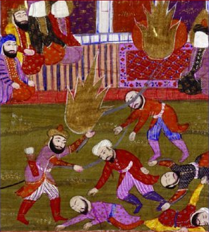 Leads forces against Banu Qurayza