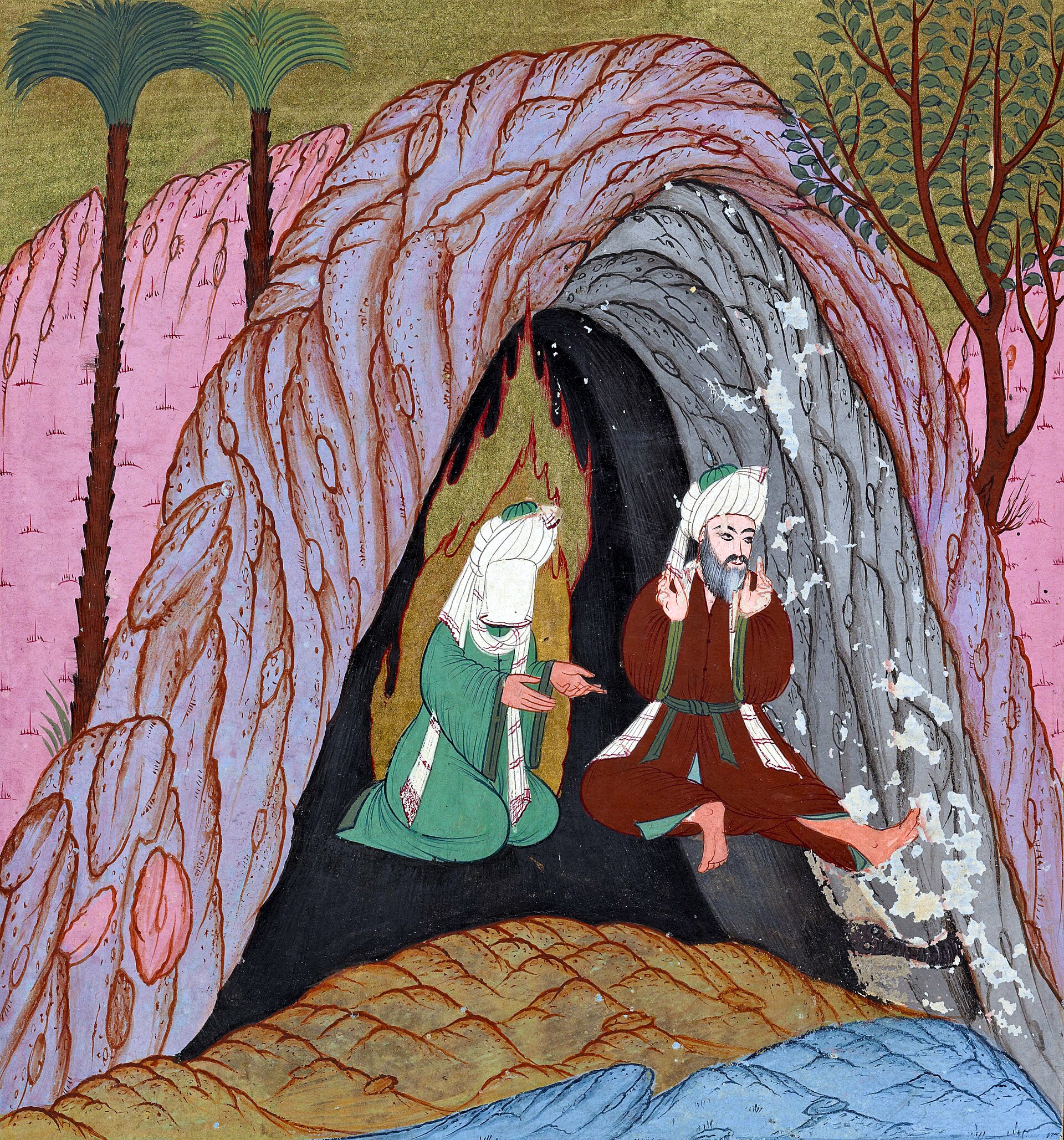 Hides in the Cave of Thawr