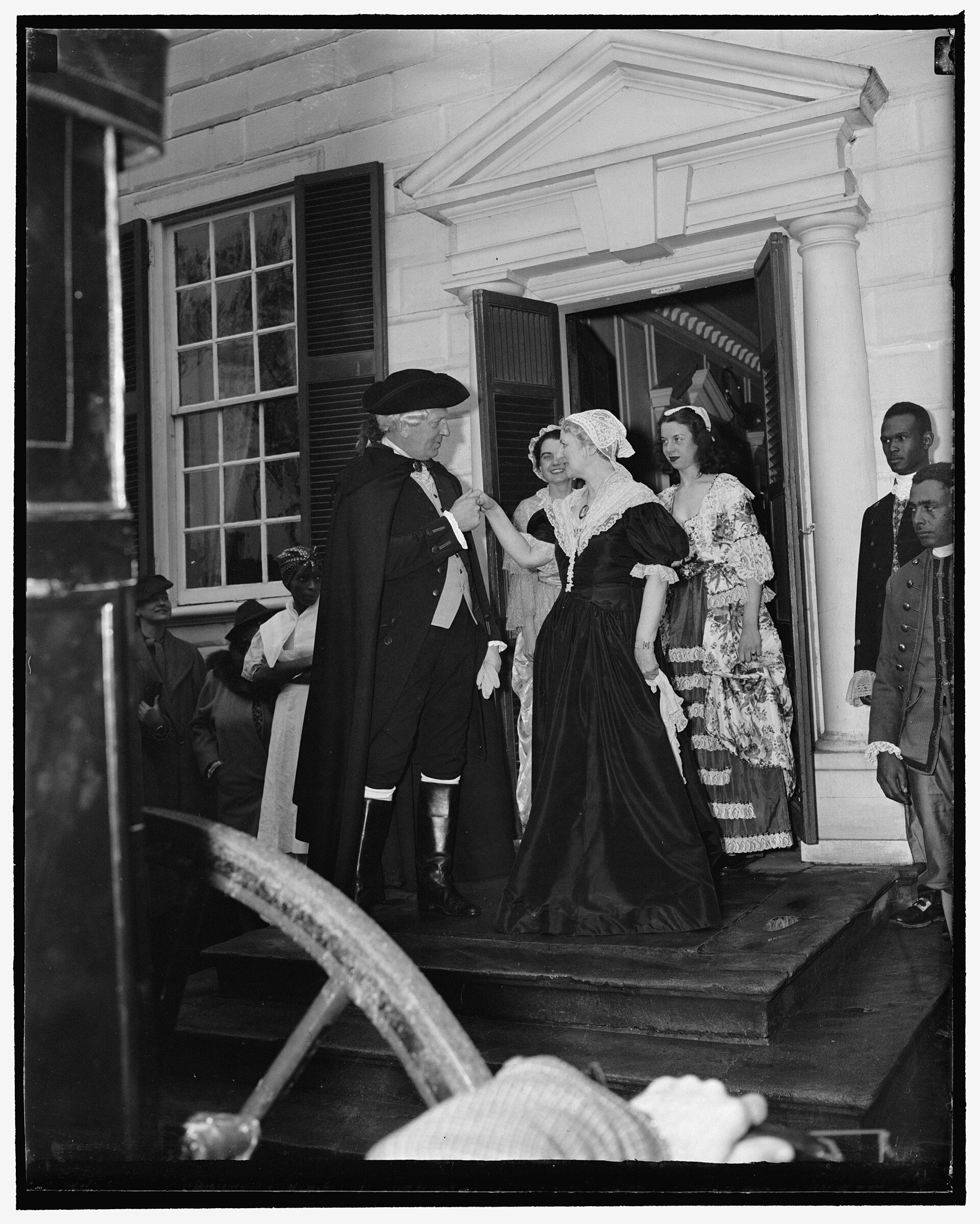 Departs Mount Vernon for the presidency