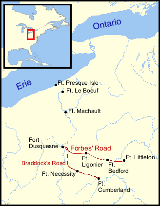 Reaches Fort Le Boeuf