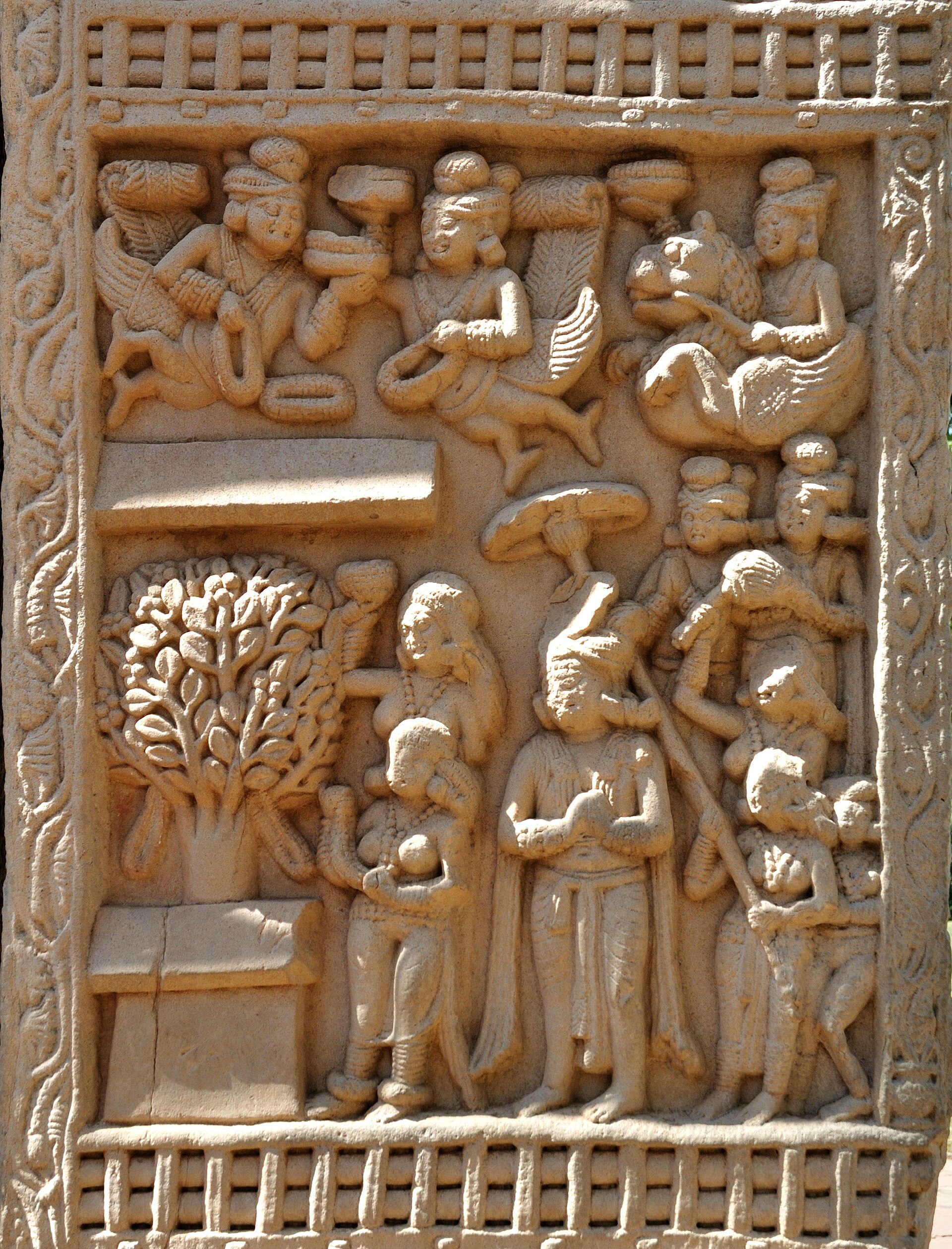 Returned to Kapilavastu for the fifteenth retreat