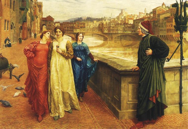 Exchanged greetings with Beatrice in Florence