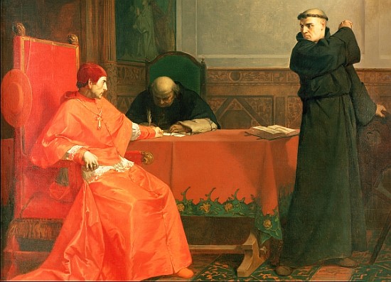 Examined by Cajetan in Augsburg