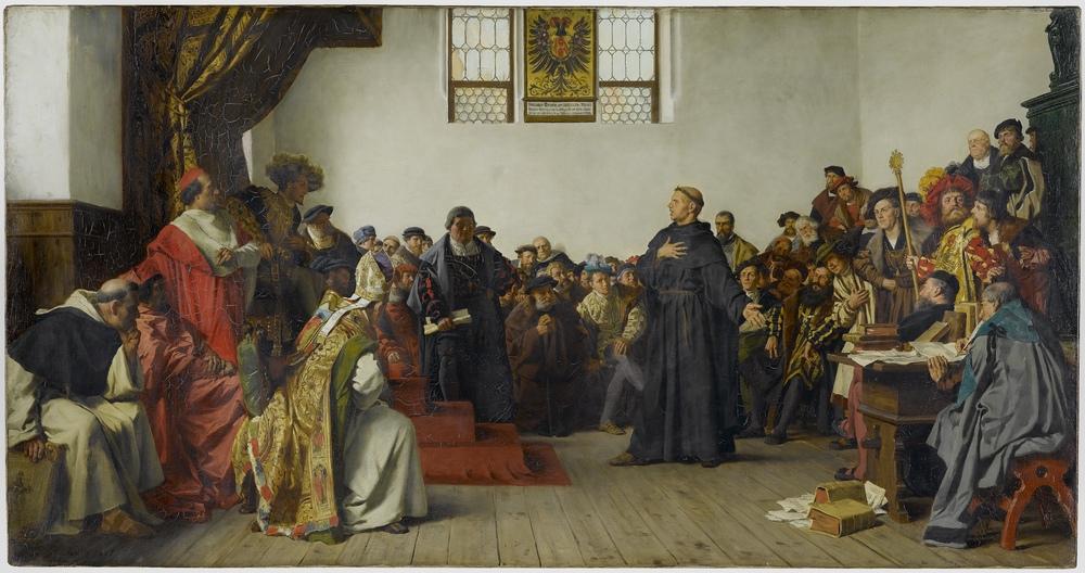 Arrives for the Diet of Worms