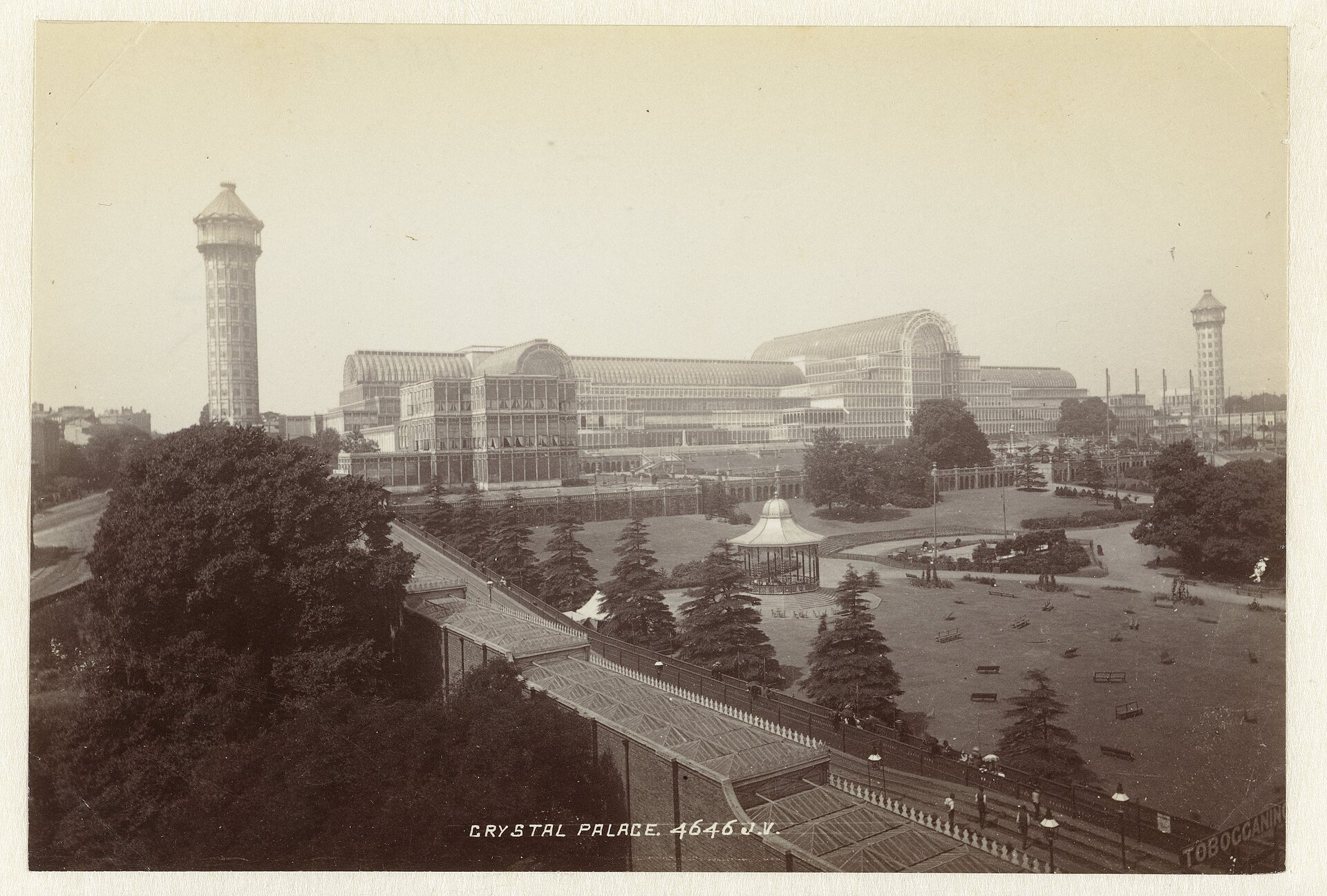 Met Herzen and visited the Crystal Palace