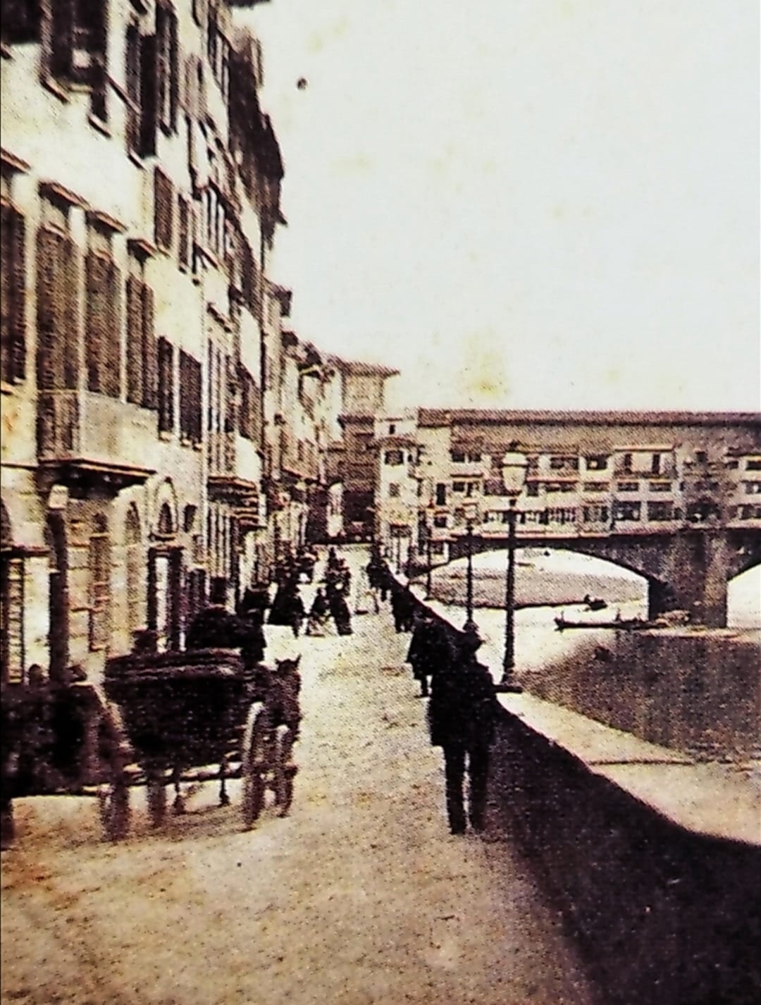 Visited Florence on his first European tour