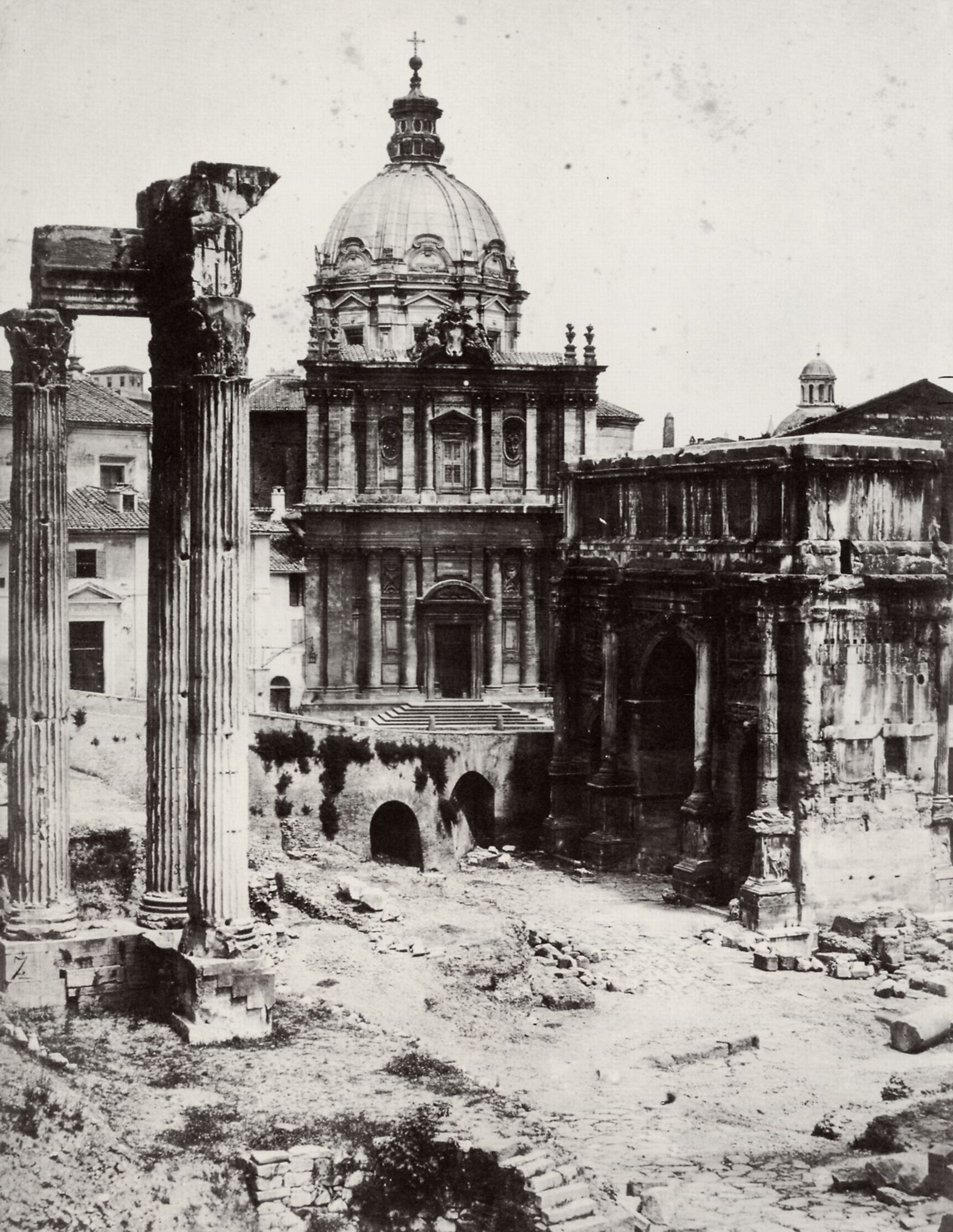 Visited Rome during the 1863 journey