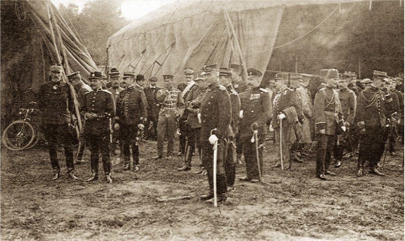 Observes French maneuvers in Picardy