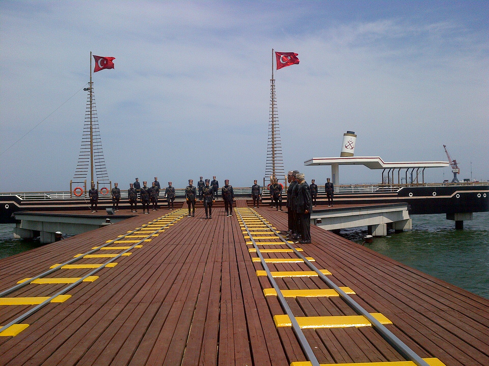 Lands at Samsun