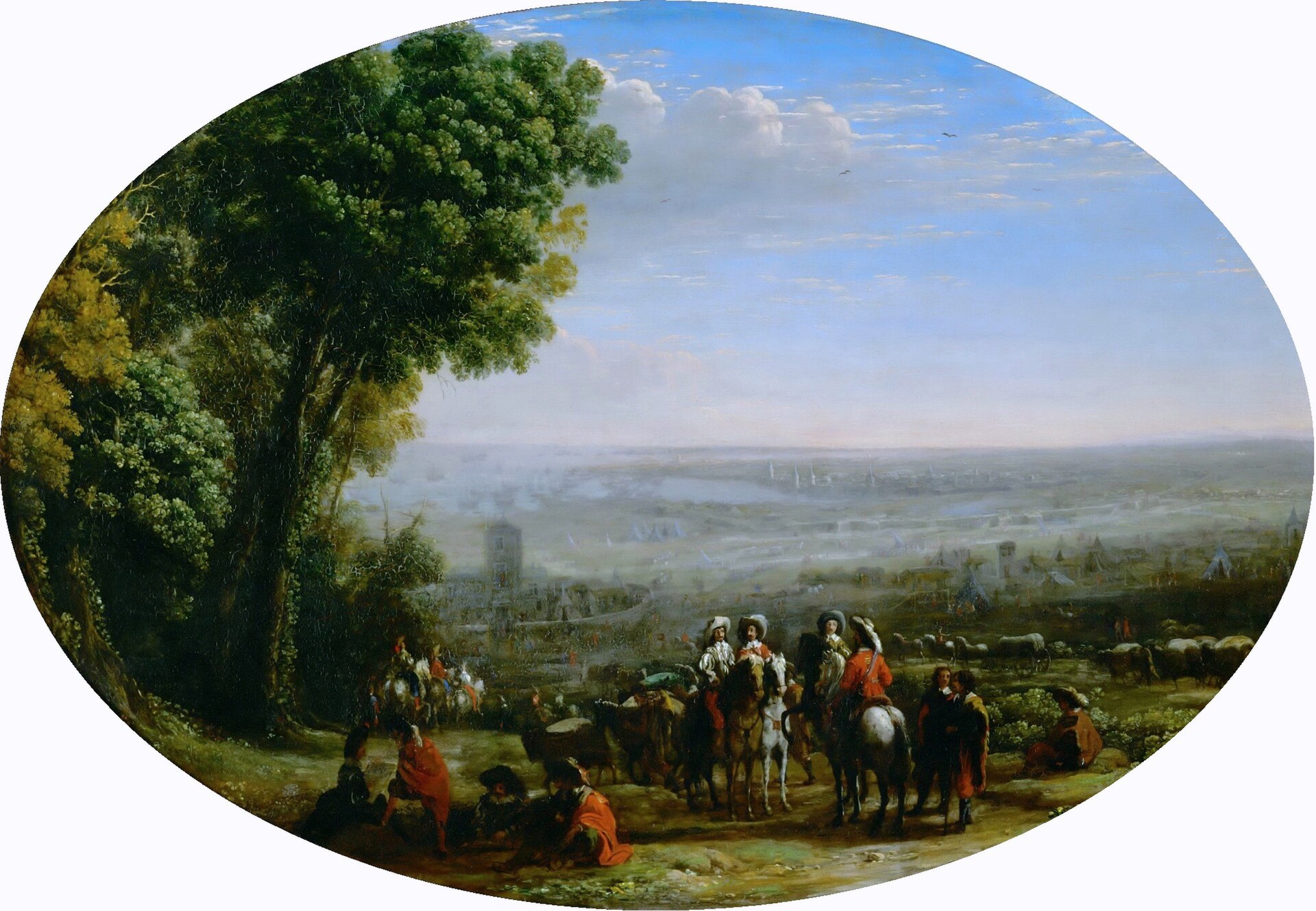 Rejoins the siege at La Rochelle