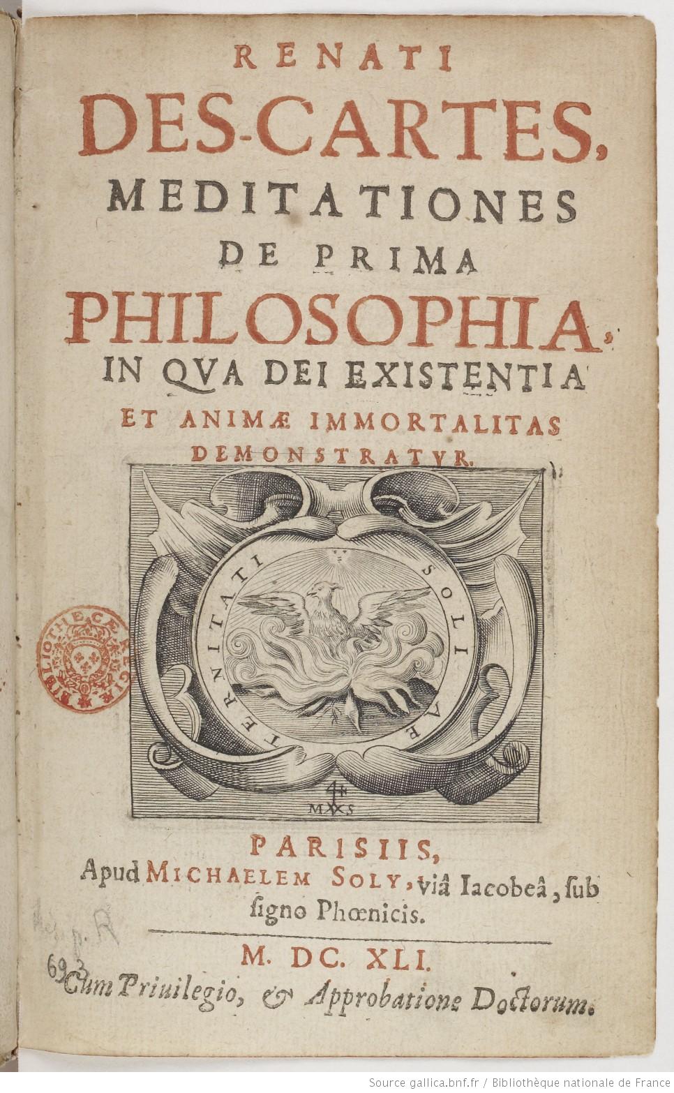 Returns to Leiden for the Meditations