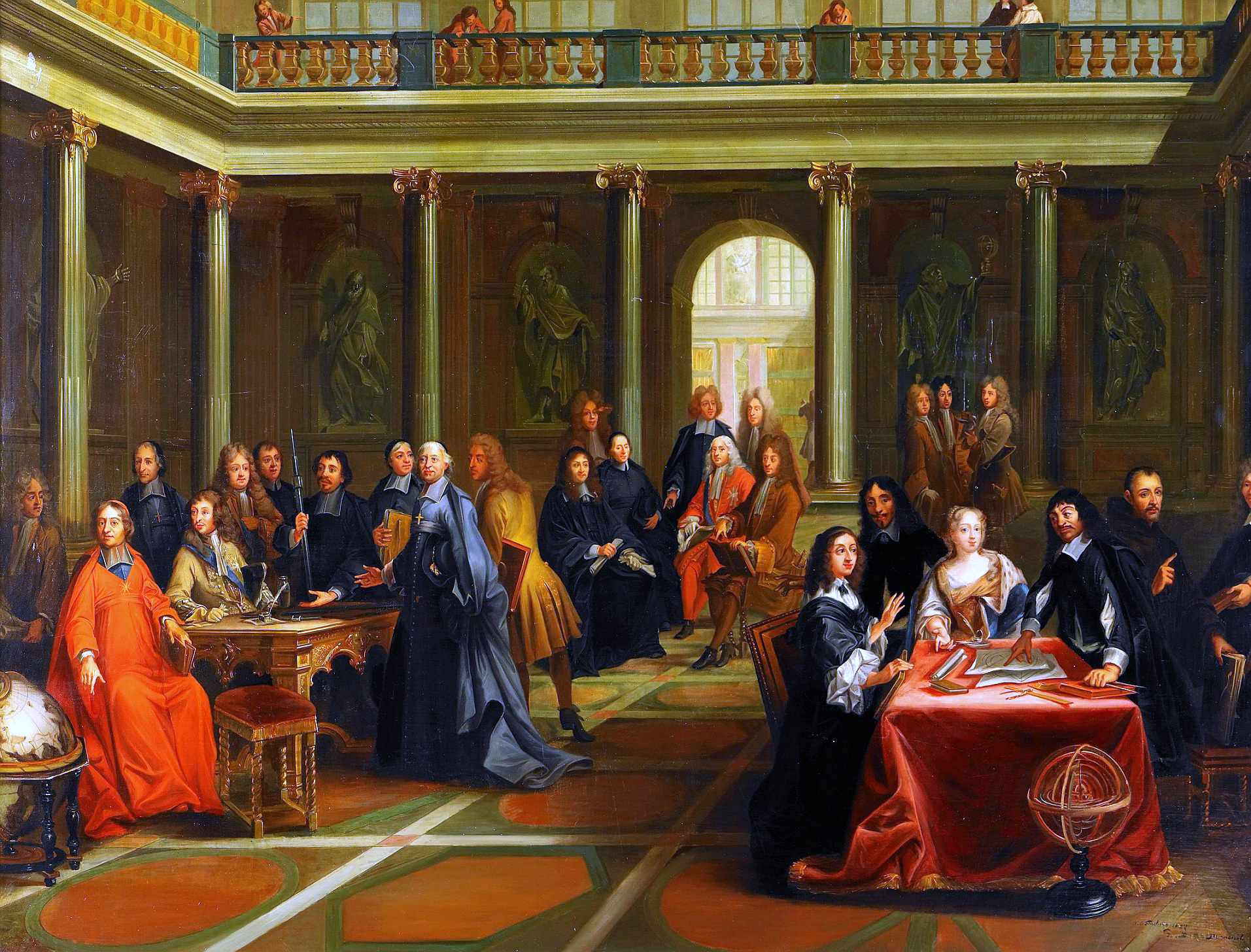 Tutors Queen Christina at Tre Kronor