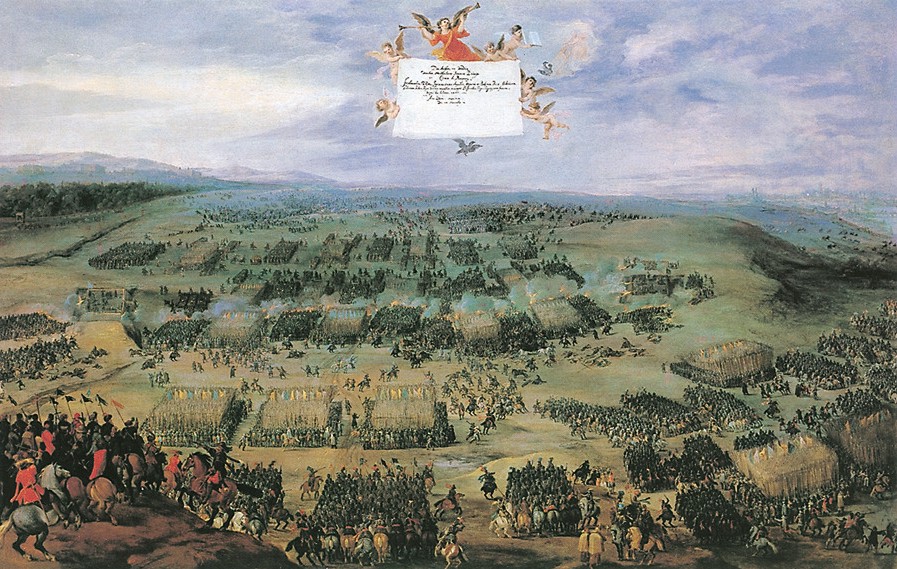 Observes the Battle of White Mountain