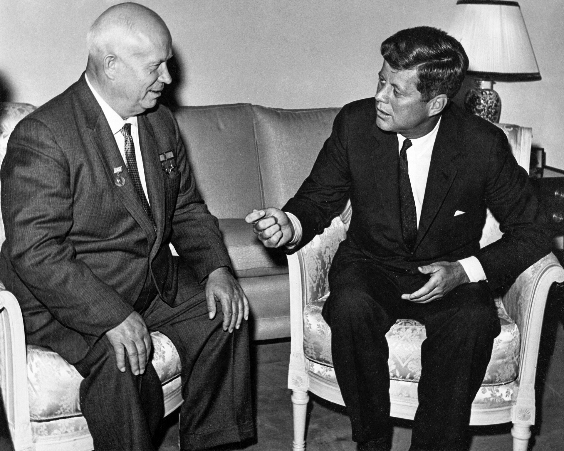Met Khrushchev in Vienna